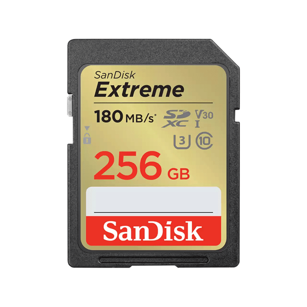 SanDisk Extreme 256 GB SDXC UHS-I Clase 10 SDSDXVV-256G-GNCIN