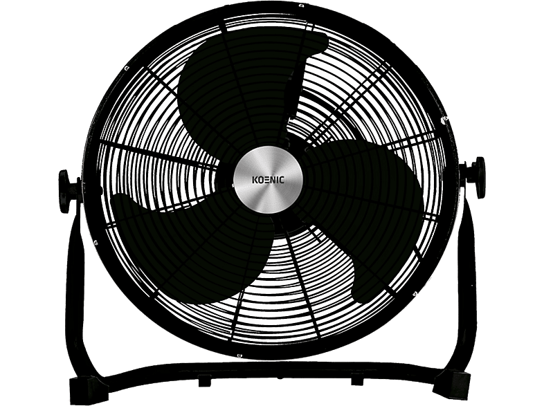 Ventilador industrial - KOENIC KFF 509025, 90W, 3 Velocidades, Negro