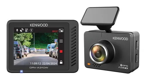 Dashcam Kenwood Negro 1080p GPS WiFi DRV-A310W