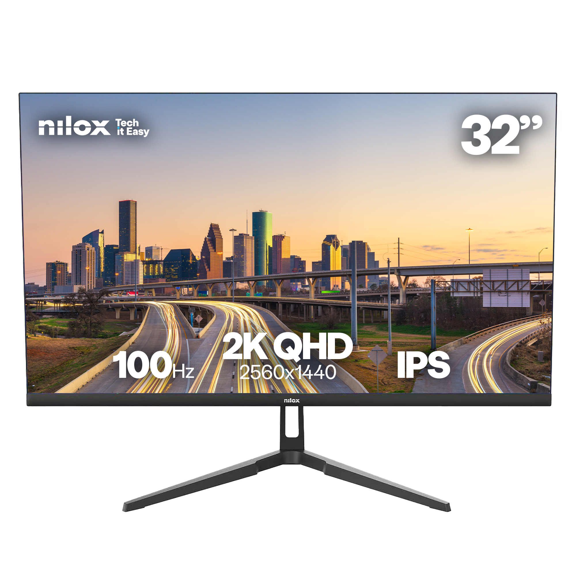 NILOX MONITOR 32 IPS 100 HZ HDMI Y DP 32" LCD IPS Quad HD HDMI