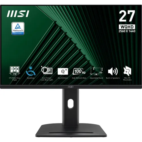 MSI Pro MP275QPG Pro 27" LCD IPS Wide Quad HD HDMI Altavoces