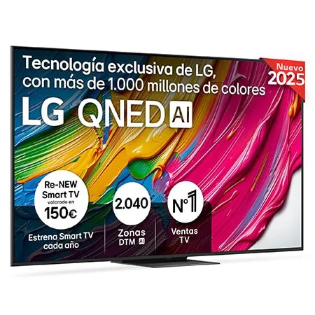 Smart TV LG QNED AI QNED81 75 pulgadas 4K 2025 - 75QNED81A6A