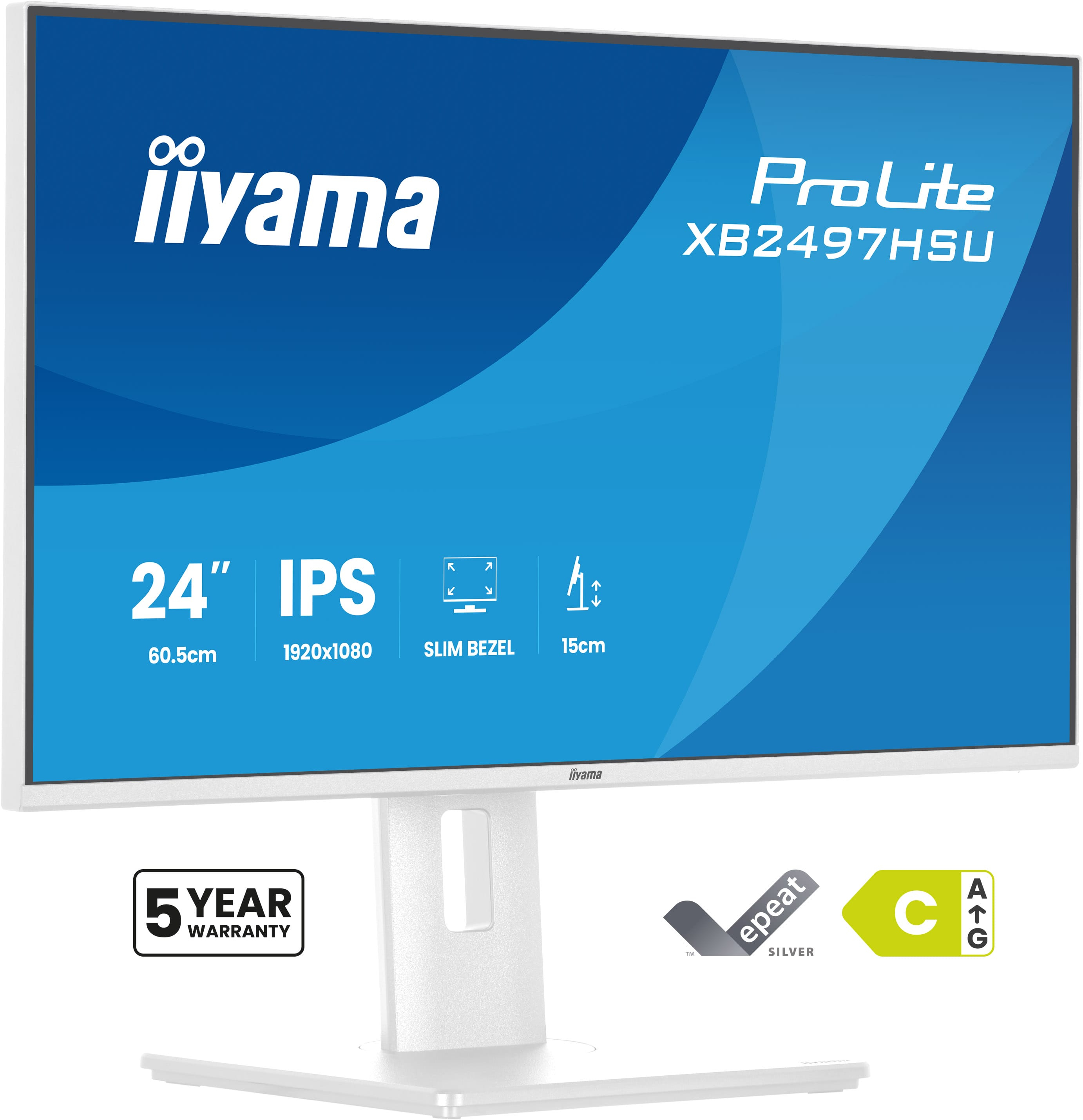iiyama XB2497HSU-W1 Monitor ProLite 23,8" IPS FHD 120Hz XB2497HSU-W1