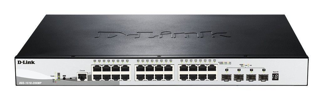 D-Link DGS-1510-28XMP/E 28-Port Gigabit Stackable POE DGS-1510-28XMP/E