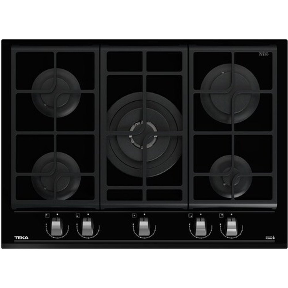 Teka - Placa gas Teka 5 quemadores - GZC75330 XBA BK.