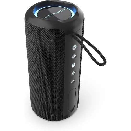 Energy Sistem - Altavoz portátil Energy Sistem TempoRave Bluetooth 5.3, TWS, 12h de autonomía, IPX6, Radio FM, Luces LED.