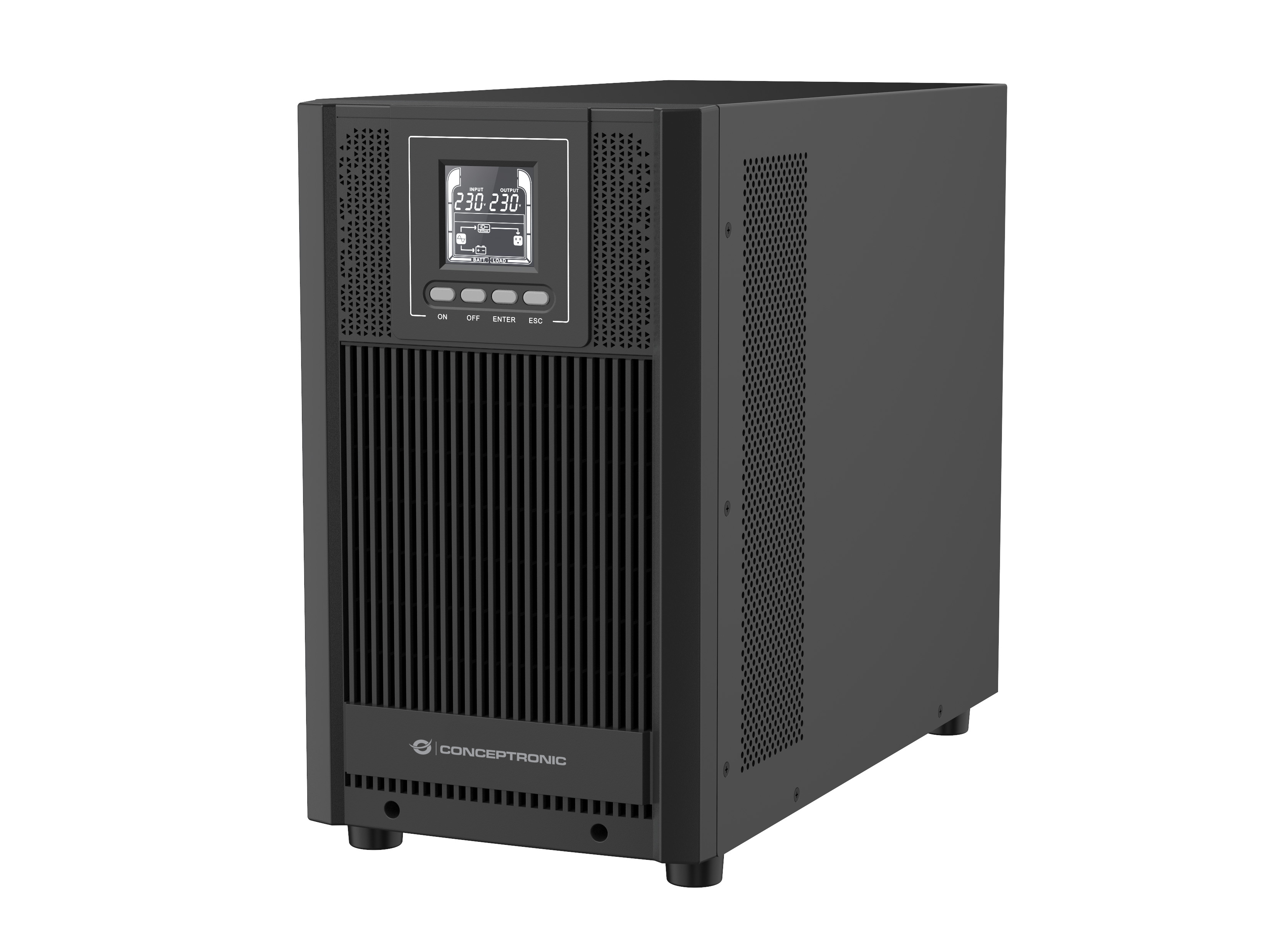 SAI CONCEPTRONIC 3000VA / 2700W ONLINE TORRE 4xShucko HID USB RS232 EPO