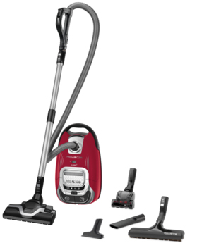 Rowenta Silence Force Effitech de Rowenta, la aspiradora más silenciosa de Rowenta con solo 57 dB(A), consumo superreducido, filtración de categoría HEPA, radio de acción de 12 m, cambio de bolsa higiénico, RO7473EA