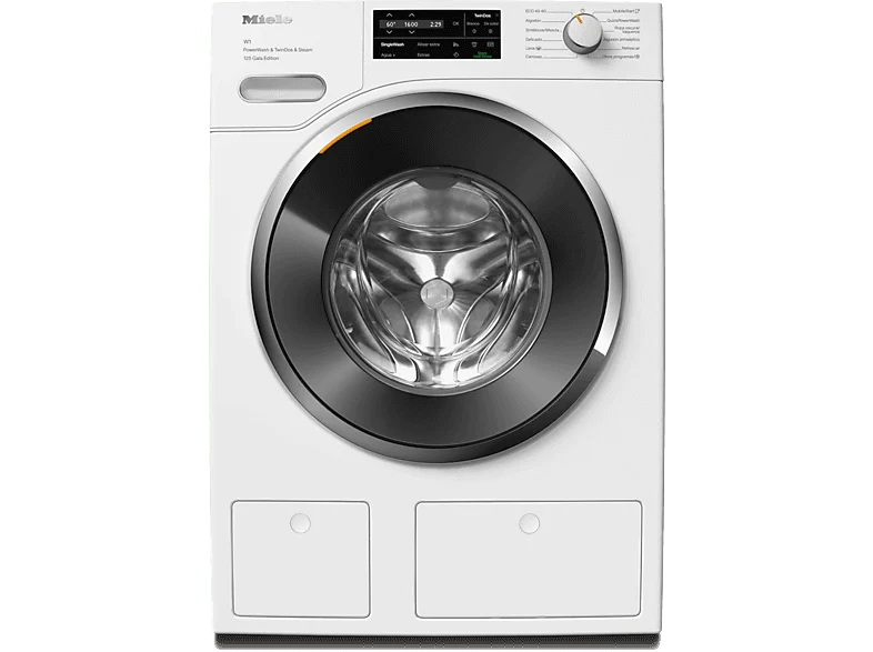 Lavadora carga frontal - Miele WWI880 WCS 125 Gala Edition, 9 kg, 1600 rpm, 25 programas, WiFi, Blanco