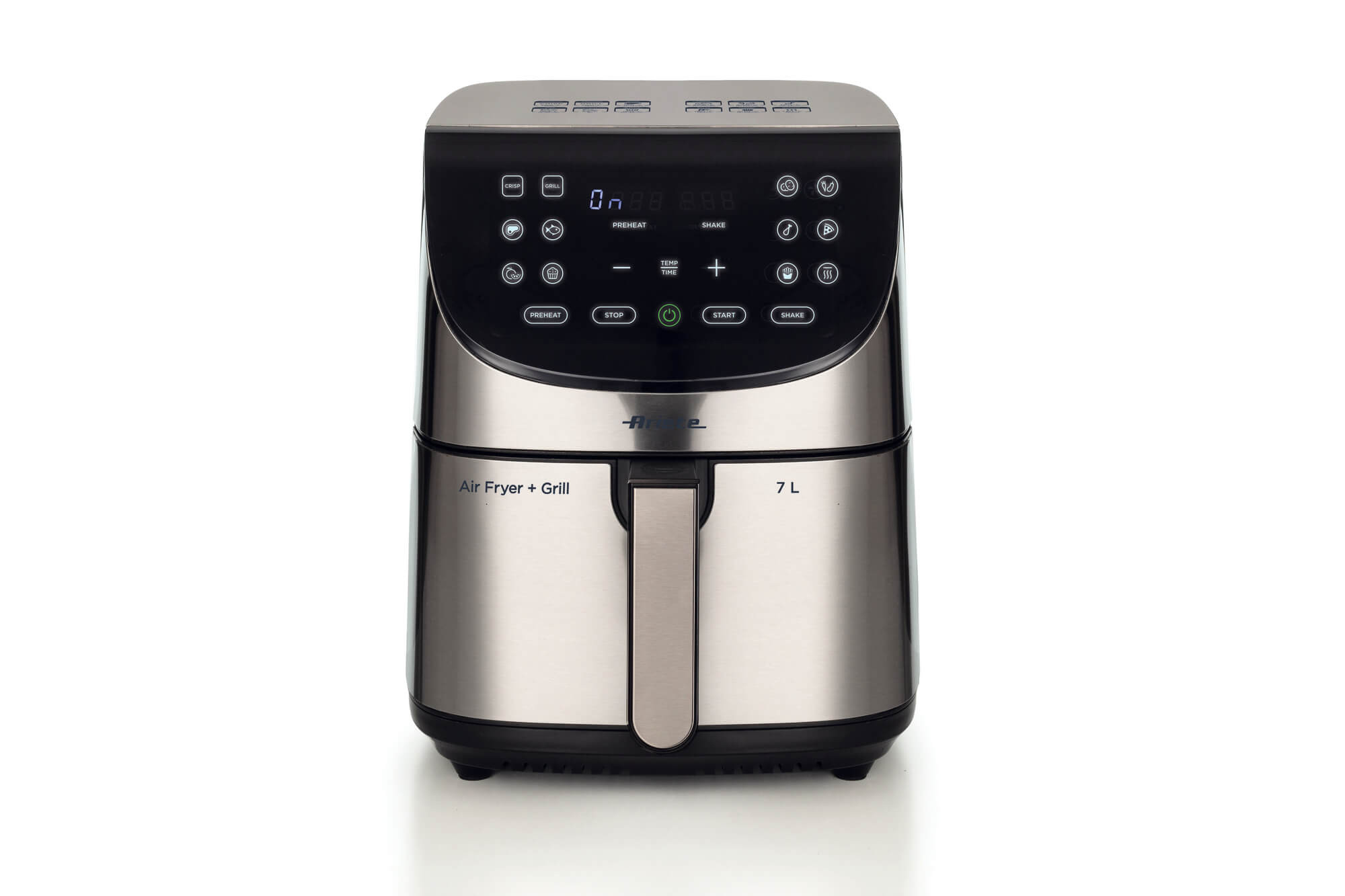 Freidora de Aire Ariete Airy Fryer Metal 7L 1800W 12 programas Negro 4628/00