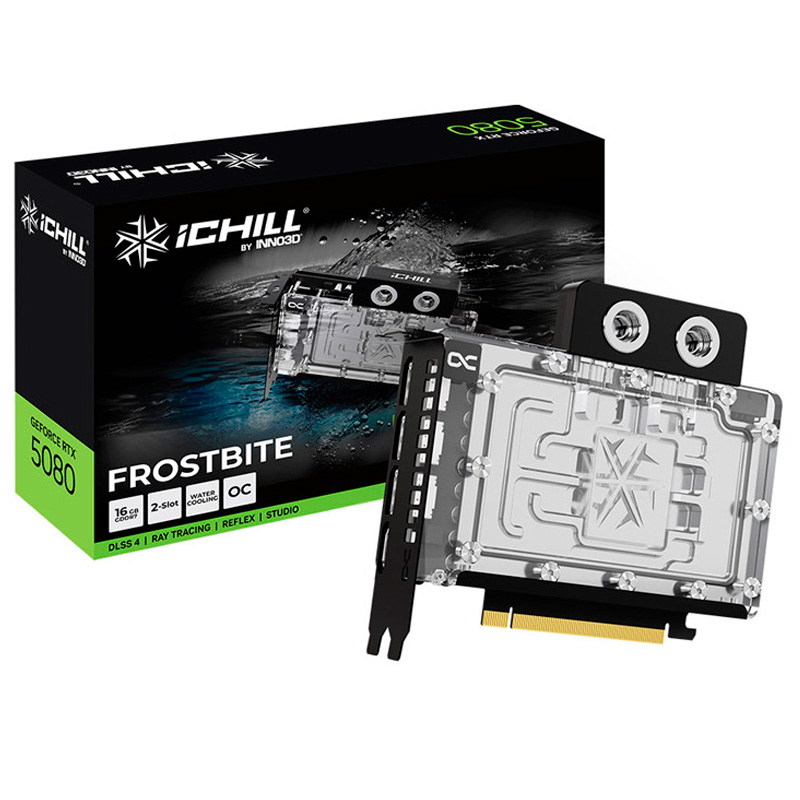 INNO3D GeForce RTX 5080 iChill Frostbite 16GB C50803-16D7X-1760FB