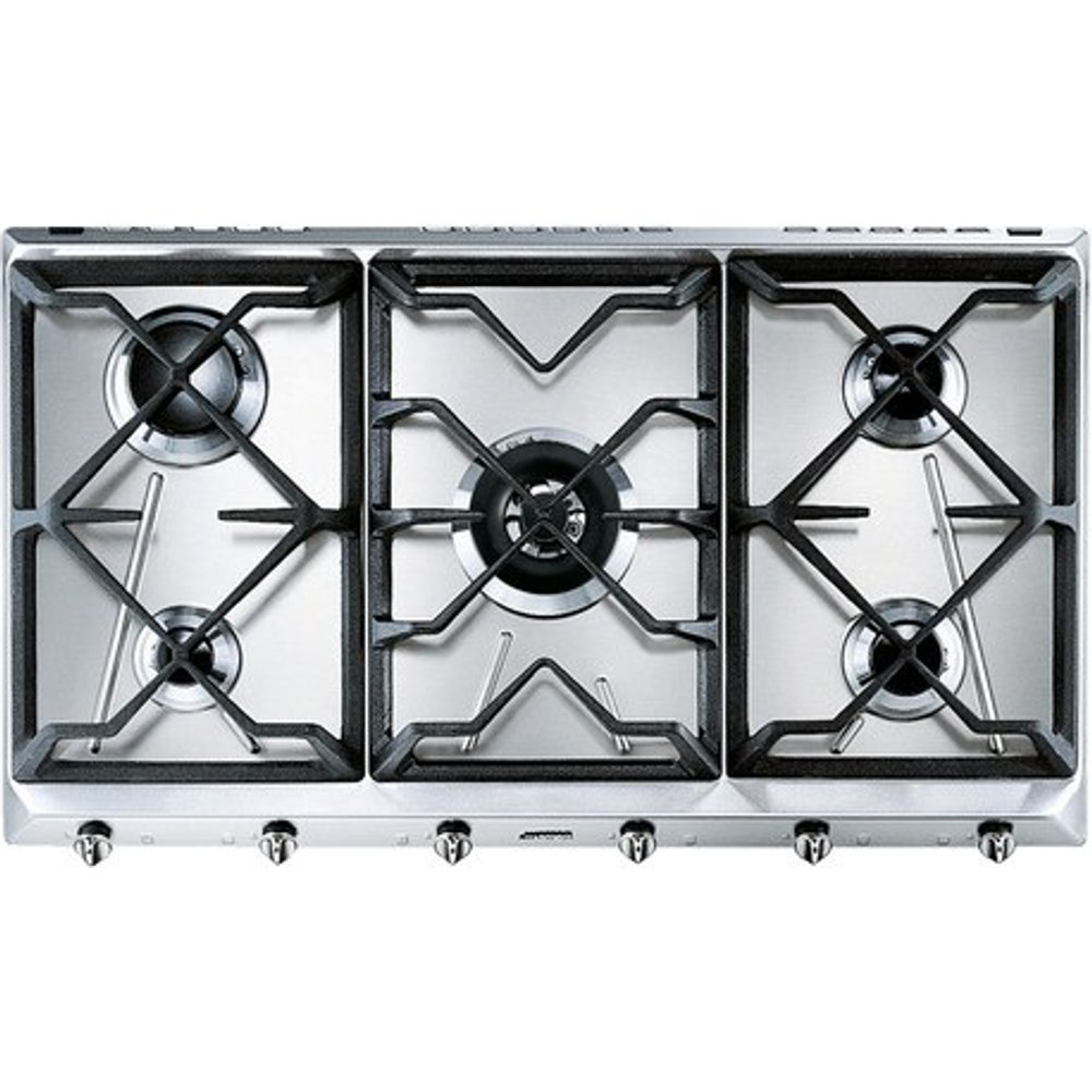 Smeg - Placa gas Smeg 5 quemadores - SRV596GH5.