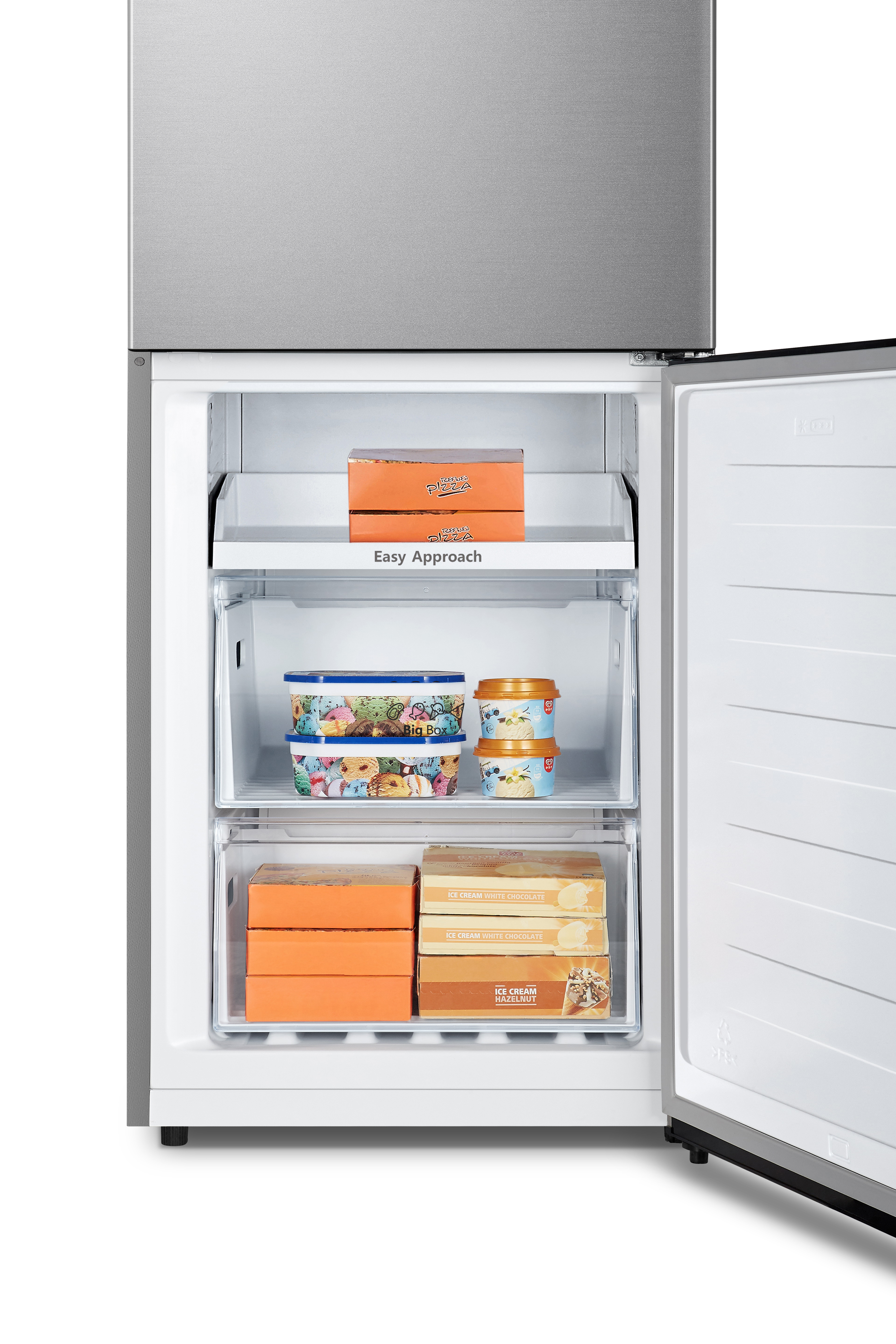 FRIGORIFICO COMBI HISENSE RB390N4ACE NOFROST E ALTO 186 CM ANCHO 60 CM INOX