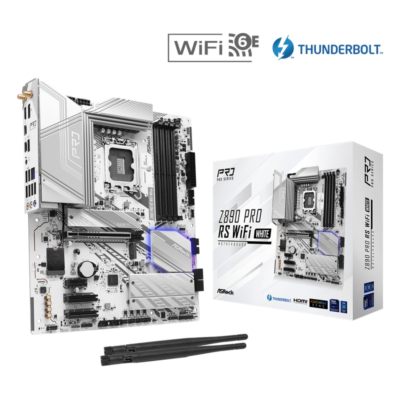AS Rock Z890 Pro RS White WIFI Socket 1851