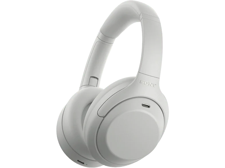 Auriculares inalámbricos - Sony WH-1000XM4C, Noise Cancelling, 34h, Hi-Res, HD Cancelling Processor QN1, Conexión multipunto, iOS/Android, Plata
