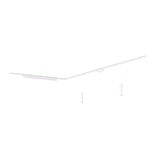 Philips Hue Perifo Kit En Forma De L Base De Techo (2 Suspendidas, 1 Barra De Luz)