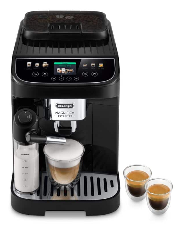 Cafetera Superautomática De'Longhi Magnifica Evo Next 1,8L Molinillo integrado Negro ECAM310.60.B