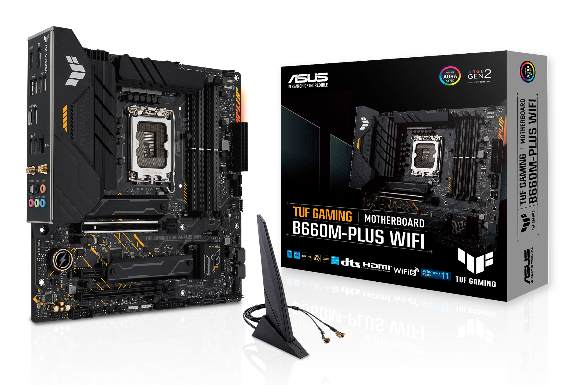 ASUS TUF GAMING B660M-PLUS WIFI Intel B660 LGA 1700 90MB1AZ0-M1EAY0