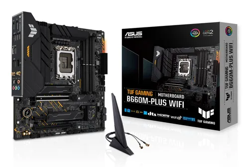 ASUS TUF GAMING B660M-PLUS WIFI Intel B660 LGA 1700 90MB1AZ0-M1EAY0