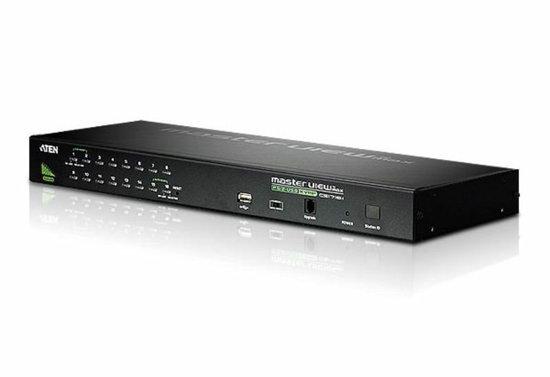 ATEN CS1716A-AT-G interruptor KVM Montaje en rack Negro CS1716A-AT-G