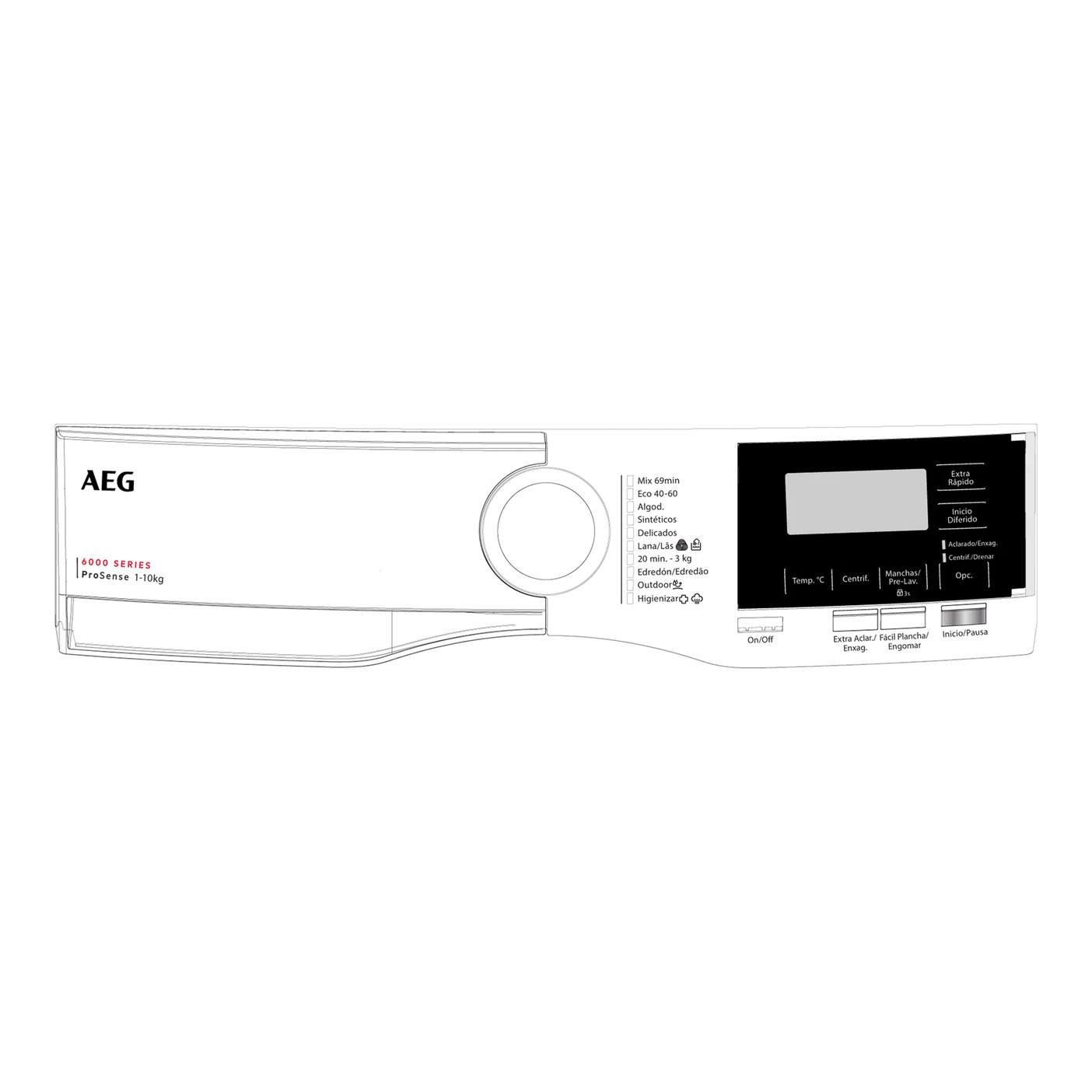Electrolux panel mandos, blanco, AEG 140249282017