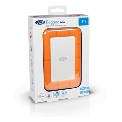 LaCie Rugged Mini disco duro externo 2 TB 5400 RPM LAC9000298