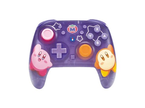 Mando Nintendo Switch 2 - Hori Wireless Turbo (Kirby and Waddle Dee), Para Nintendo, Inalábrico, 10 horas de juego por carga, Joysticks TMR