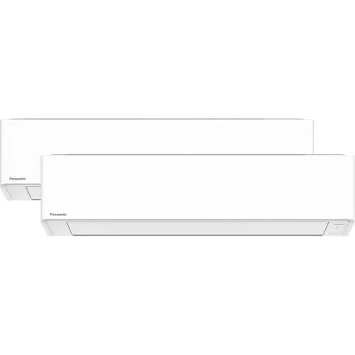 Panasonic - Aire acondicionado Multisplit 2x1 Panasonic Inverter con 4300 frig-h + 4902 frig-h, WiFi - KIT-2TZ2535-CKE.