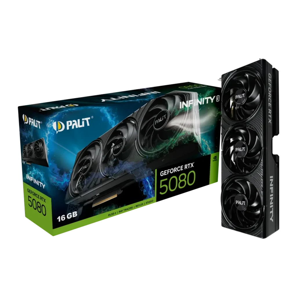 Tarjeta gráfica Palit GeForce RTX 5080 Infinity 3 16GB GDDR7