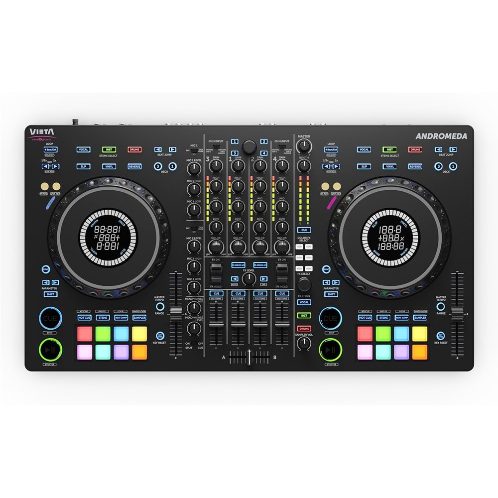 Vieta Pro - Controladora DJ Vieta Pro Andromeda 4 canales.
