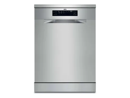 Lavavajillas - AEG FFB64617ZM, 13 servicios, 8 programas, 60 cm, Sistema AirDry, Inox
