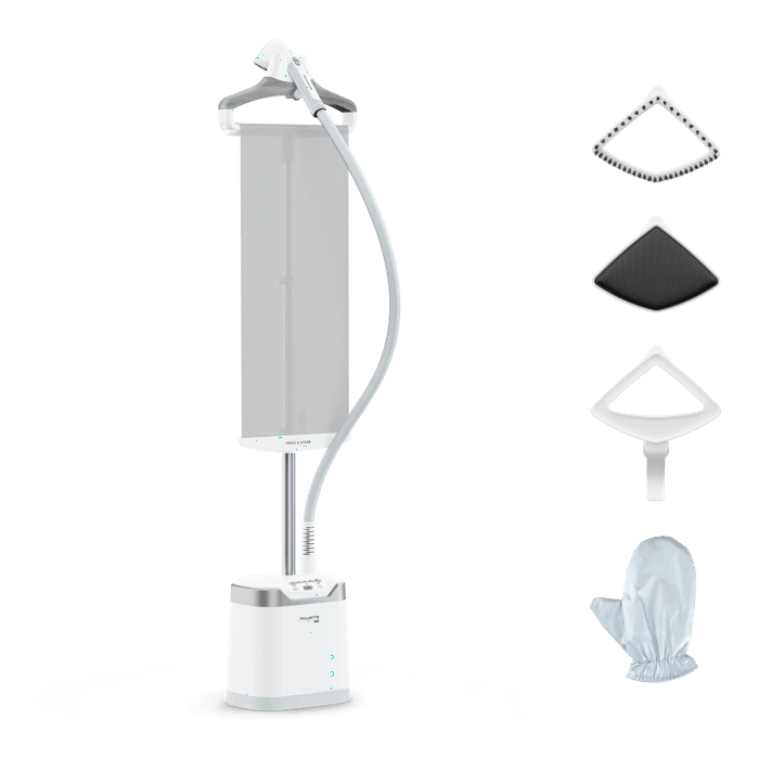 Rowenta Pro Style Care, Cepillo de vapor de pie, Cabezal XL, Vapor continuo de 42 g/min, 4 ajustes
