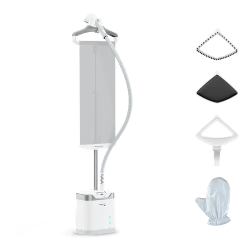 Rowenta Pro Style Care, Cepillo de vapor de pie, Cabezal XL, Vapor continuo de 42 g/min, 4 ajustes