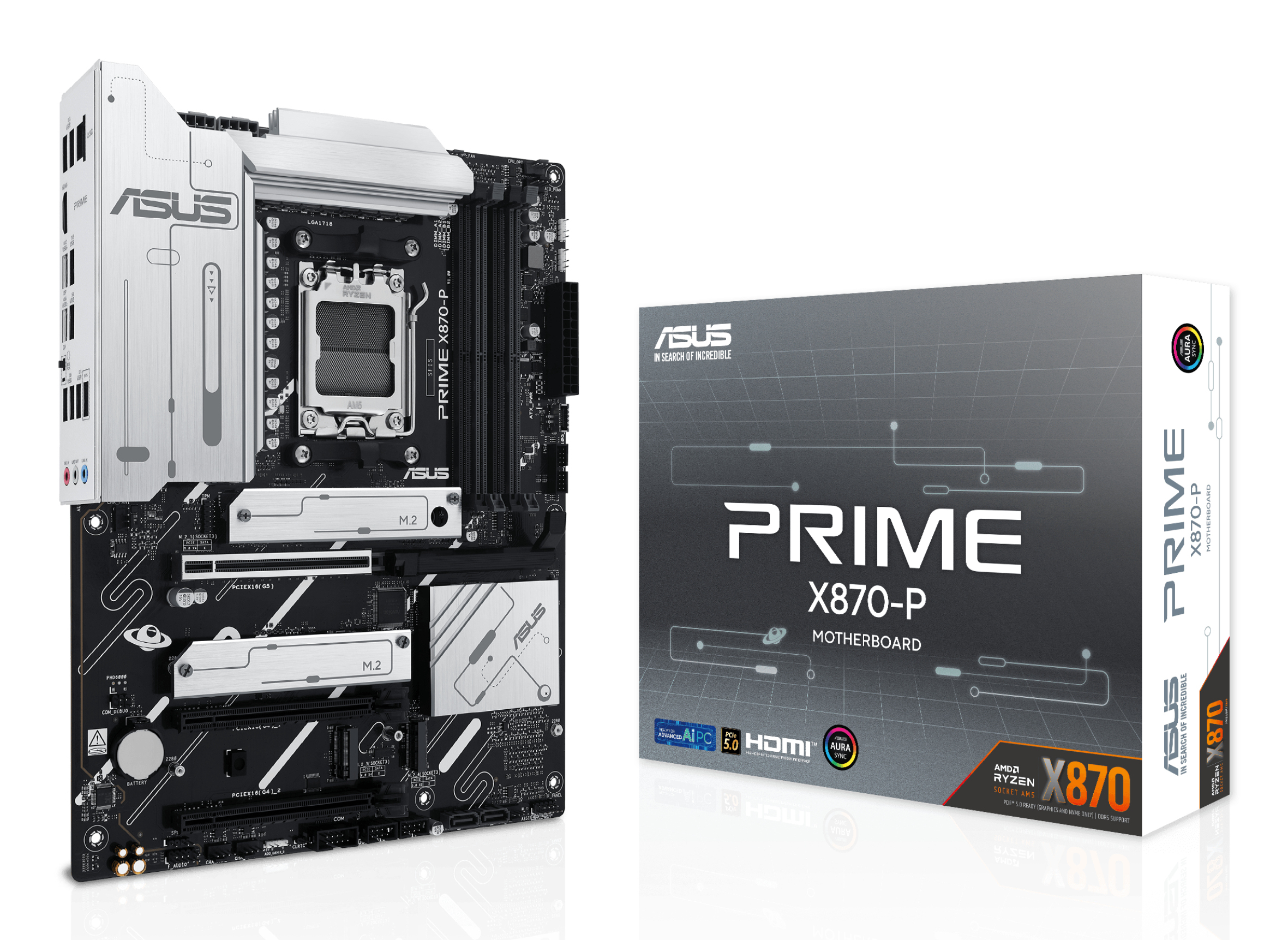 ASUS PRIME X870-P AMD X870 Zócalo AM5 ATX 90MB1IT0-M0EAY0