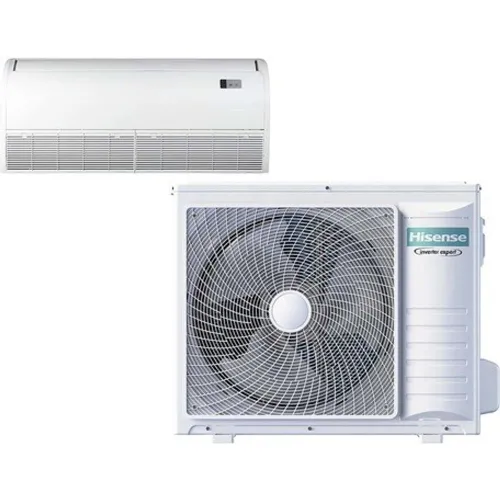 Hisense - Aire acondicionado suelo-techo Hisense Inverter con 8170 frig-h y 9460 kcal-h - AUV105UR4RC8-AUW105U4RK7.