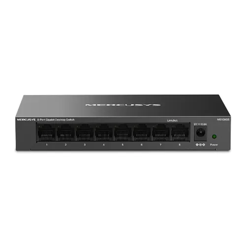 SWITCH NO GESTIONABLE MERCUSYS MS108GS-M2 8P 8x2.5Gb CARCASA METALICA