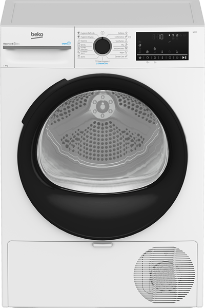 SECADORA CON BOMBA DE CALOR BEKO BM3T48249W 8 KG A BLANCO