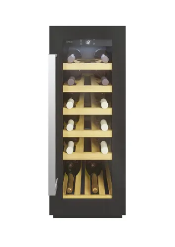 Vinoteca integrable - Candy CCVB 30/1, 58 l, 20 botellas, Anti UV, Iluminación LED, 81.3 cm, Negro