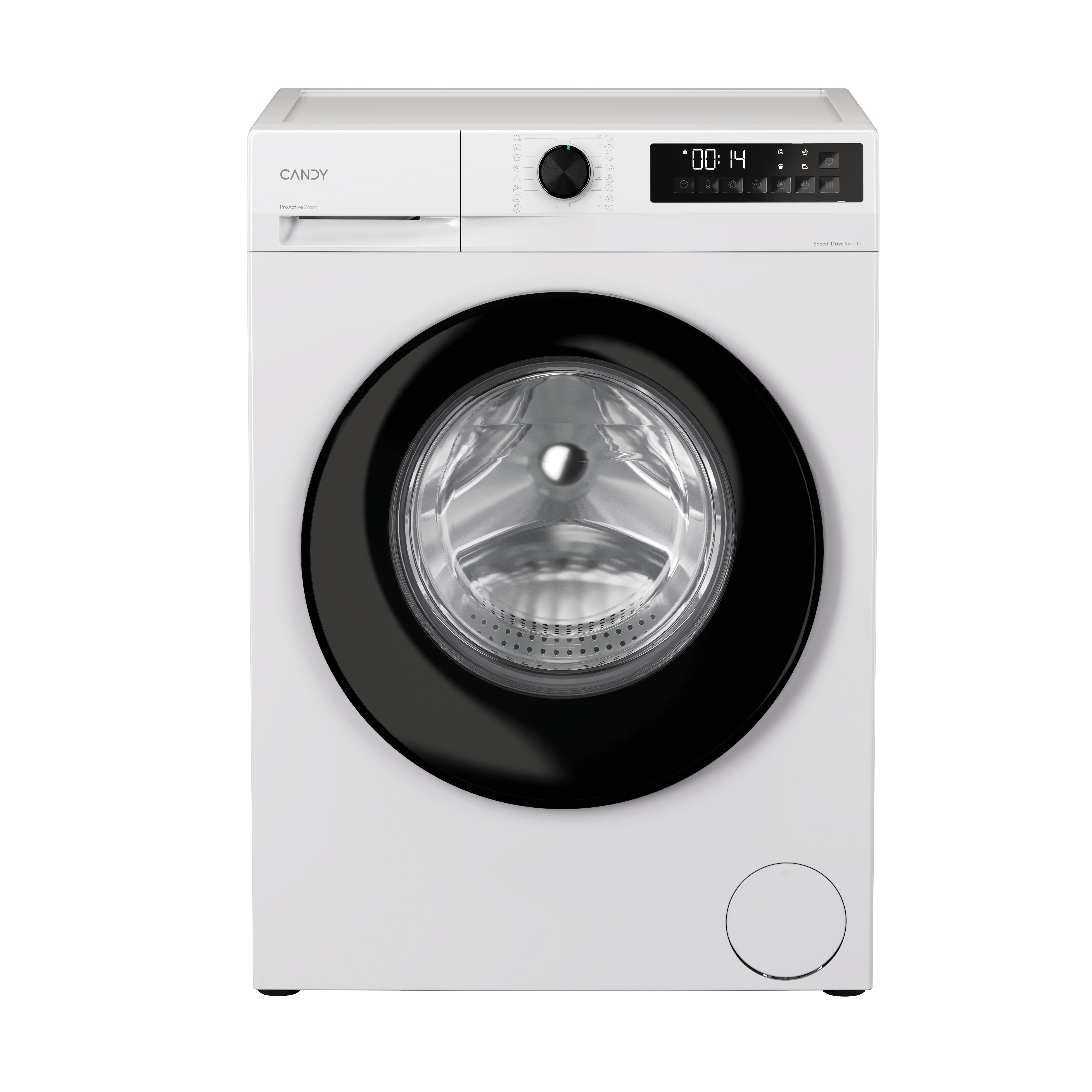 Candy - Lavadora Candy 8 kg - 1.400 rpm, Motor Inverter SpeedDrive y Fondo Reducido, ProWash 300 GD 48SB6-S.