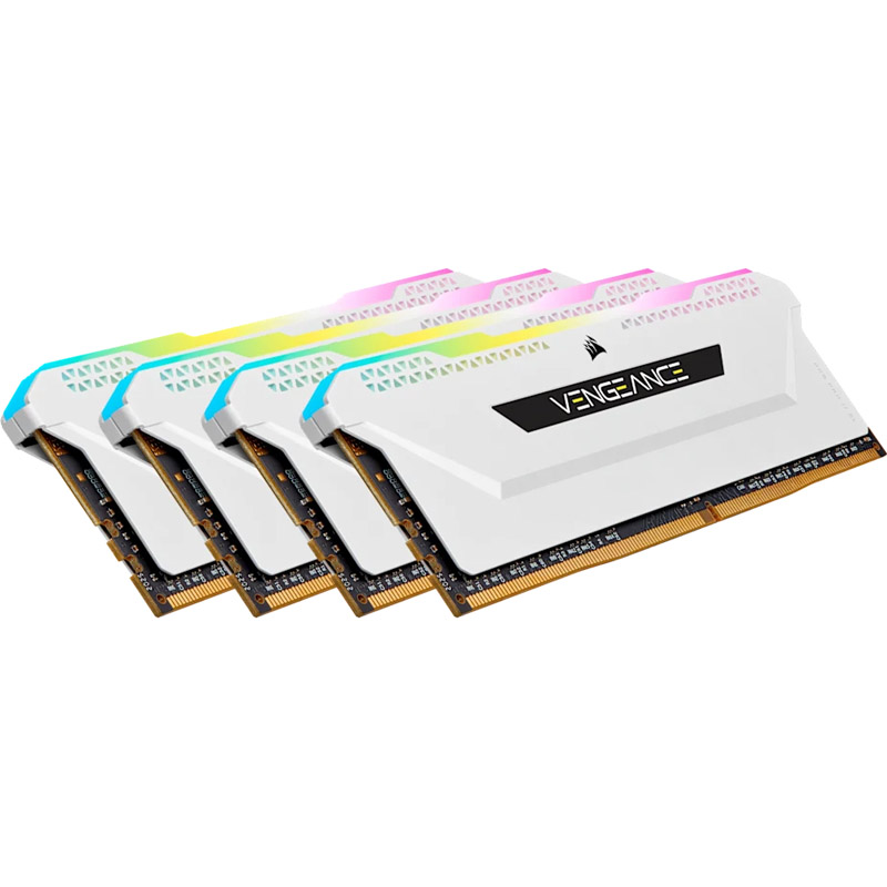 Corsair Vengeance RGB Pro SL 64GB 4x16GB 3200M Hz CL16 XMP Blancas