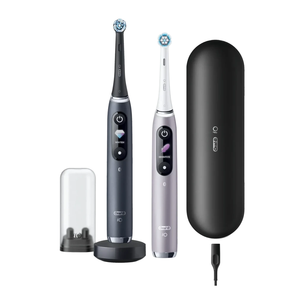 Cepillo Eléctrico Oral-B iO Series 9 Duo Onyx/Rosa Sin Cable 7 Modos