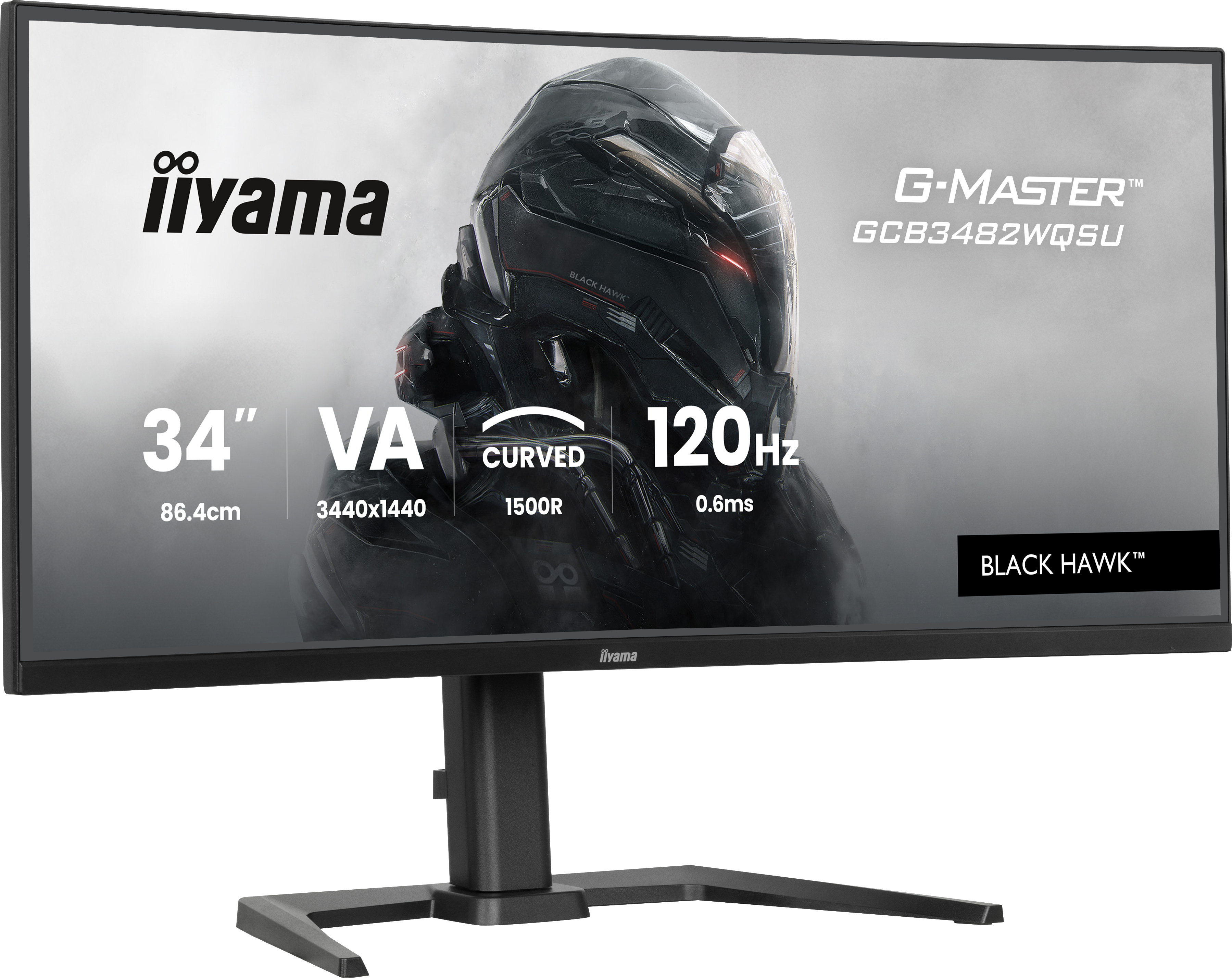 iiyama GCB3482WQSU-B1 34" VA 3440x1440 500cd/m2 0,6ms GCB3482WQSU-B1
