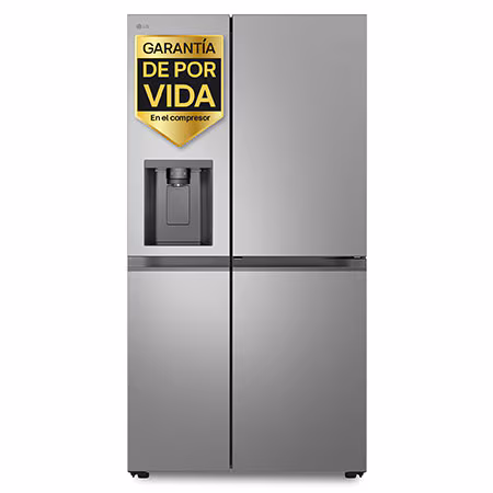 Frigorífico Side By side Serie 400, Door-In-Door, sin toma de agua, Inox antihuellas. E, 641 L - GSJC41PYPE.APYQEUR