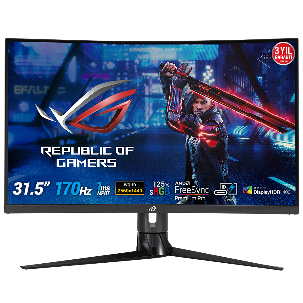 ASUS ROG Strix XG32VC 80 cm (31.5") 2560 x 1440 90LM03S0-B04170