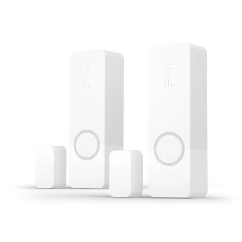 Philips - Pack de 2 Sensores de contacto de seguridad Philips Hue blanco.