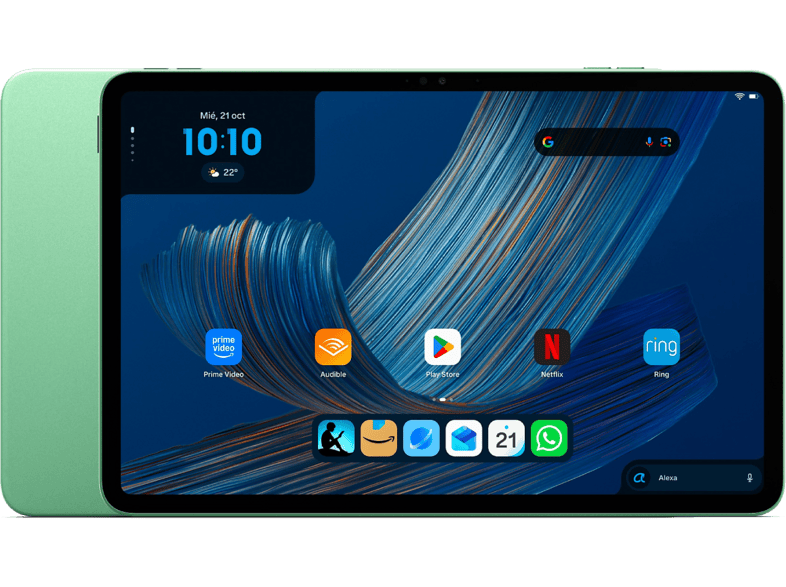 Tablet - Amazon Alexa 11, Pantalla 2.5K de 11″ WQXGA, 8 GB RAM, 64 GB, 15 horas autonomía, Matcha