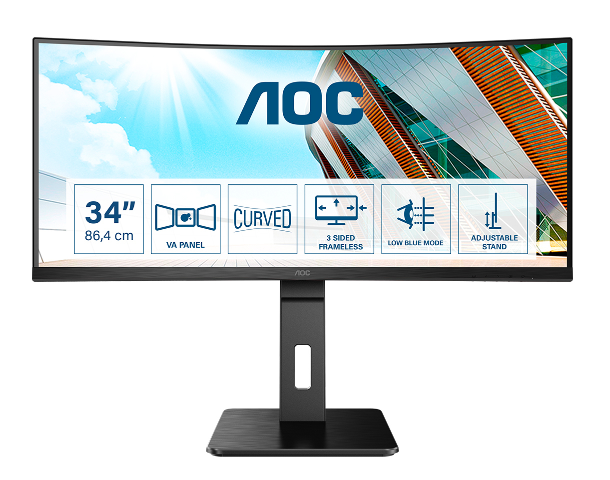 AOC P2 CU34P2A LED display 86,4 cm (34") 3440 x 1440 Pixeles CU34P2A
