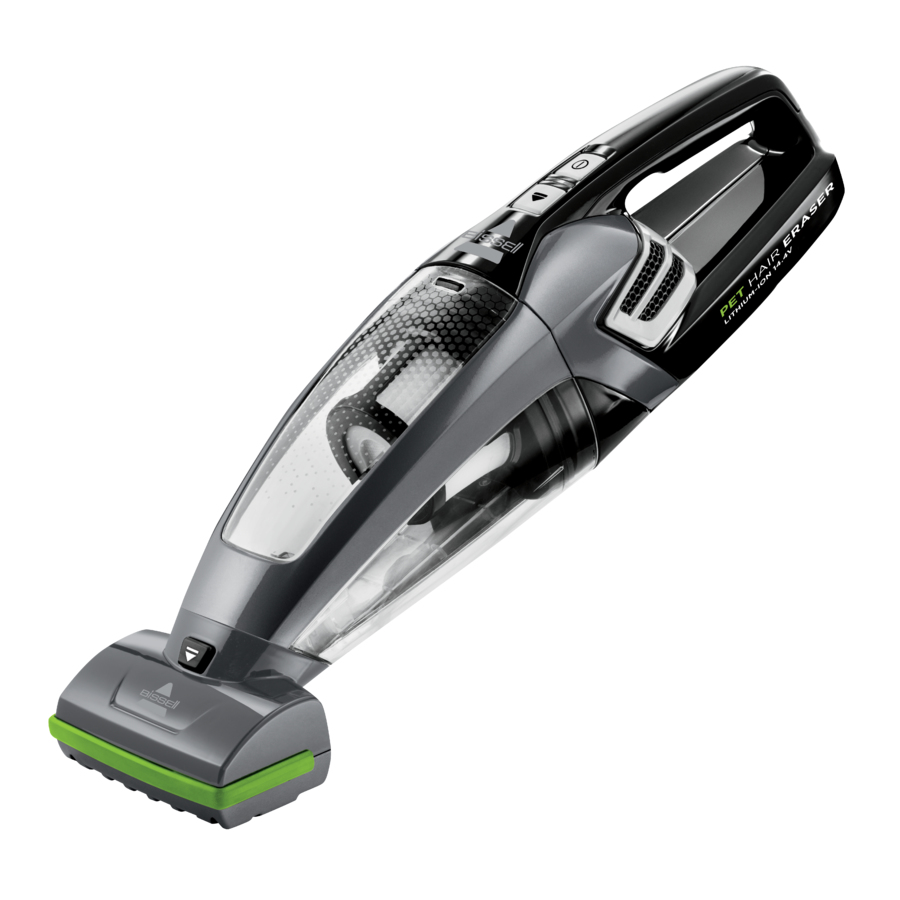 Aspiradora de mano BISSELL Pet Hair Eraser 2278N Negro Sin Cable 80W 18min