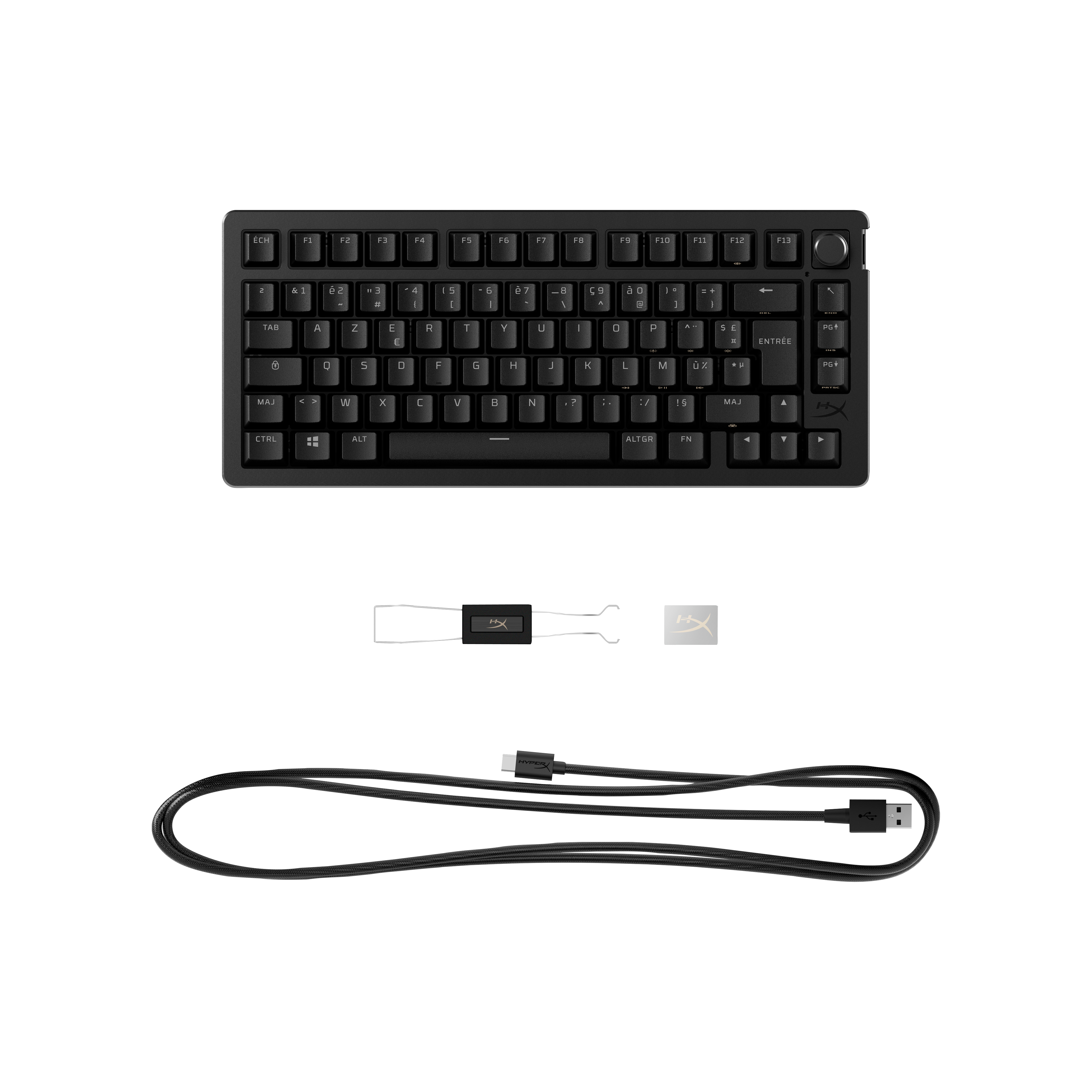 Teclado Gaming HyperX Alloy Rise 75 RGB Negro