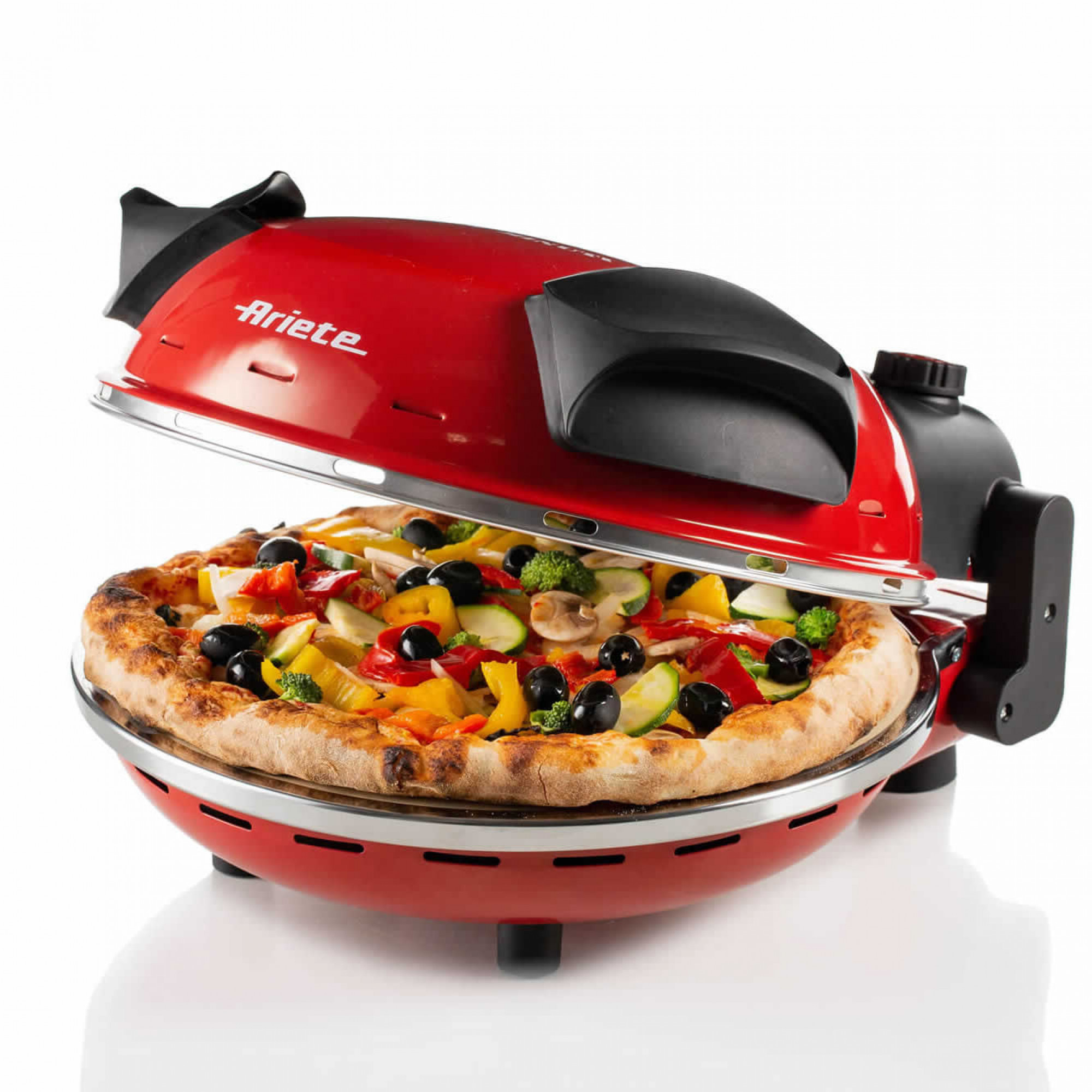 Ariete - Mini horno para pizza Ariete 909 con método horno de leña.
